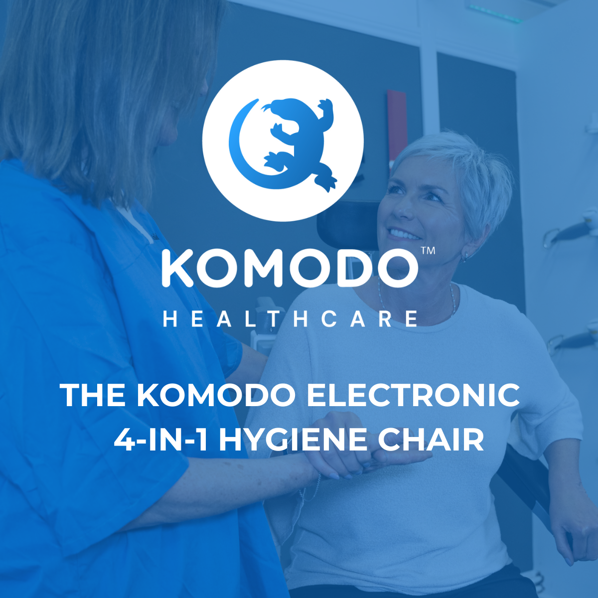 Komodo Electric Shower and Hygiene Chair Commode